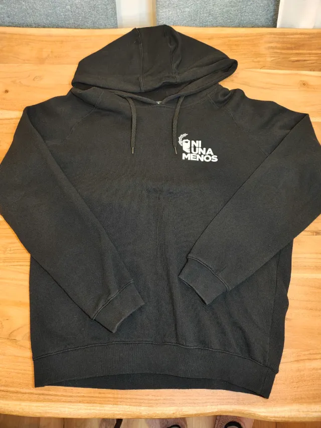 Sudadera Negra Ni Una Menos