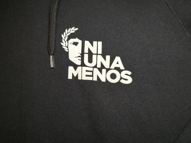 Sudadera Negra Ni Una Menos