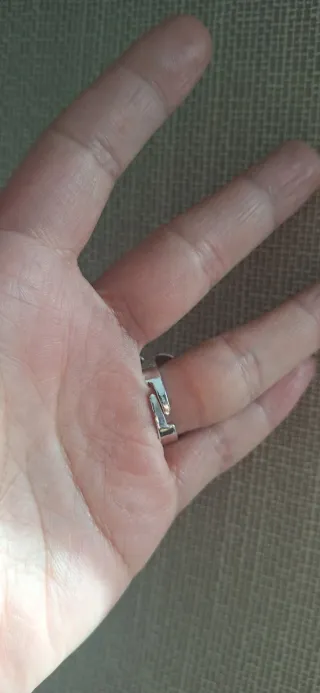 Anello cuori smaltati multicolore