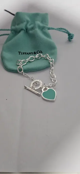 Pulsera Tiffany & Co. Corazón Plata