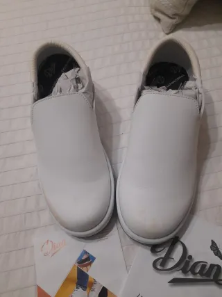 Scarpe da lavoro bianche Dian da donna