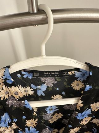 Vestido estampado floral Zara