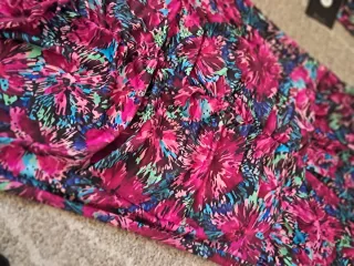 NUEVO. Vestido estampado flores t. S