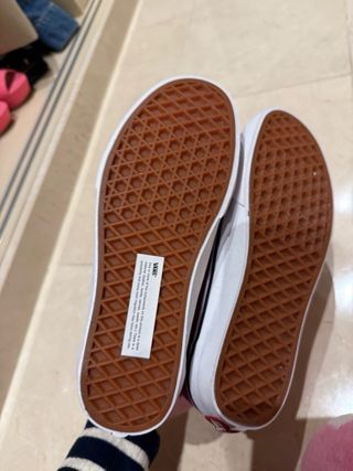 Zapatillas Vans Mujer Rosa y Blanco