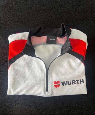 Maillot Ciclismo Wurth Blanco Talla XXL NUEVO