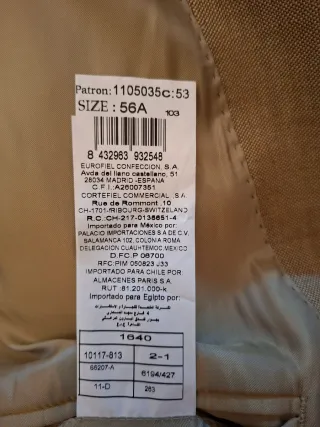 Chaqueta Beige Caballero Cortefiel