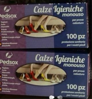 Pedsox Calze Igieniche Monouso 100pz