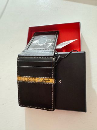 Tarjetero Guess Negro Nuevo