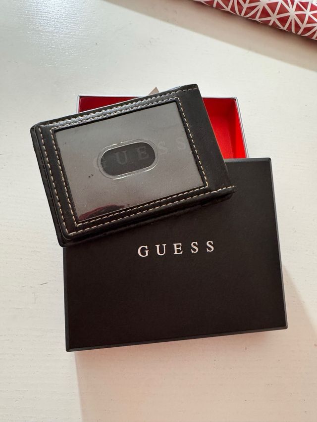 Tarjetero Guess Negro Nuevo