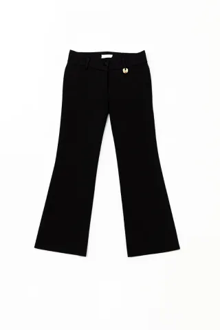 Pantaloni Artigli neri a zampa donna