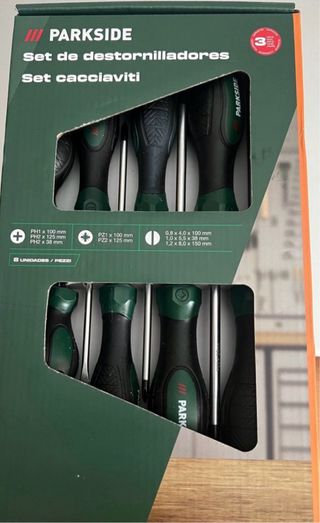 Set 8 Destornilladores Parkside