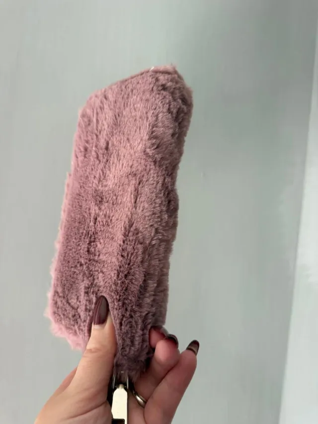 PORTAFOGLIO ECOPELLICCIA ROSA