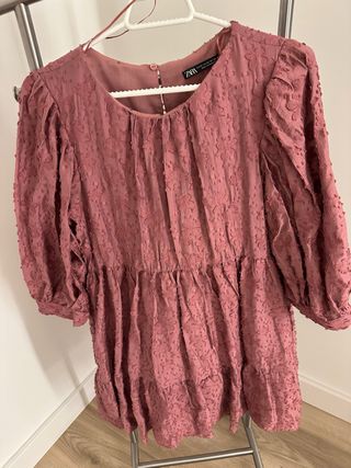 Vestido Zara rosa