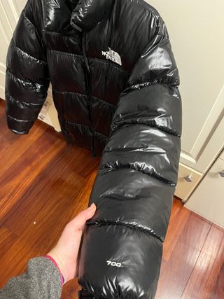 Chaqueta The North Face Negra Brillante