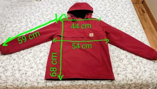 Abrigo Canguro Carhartt granate