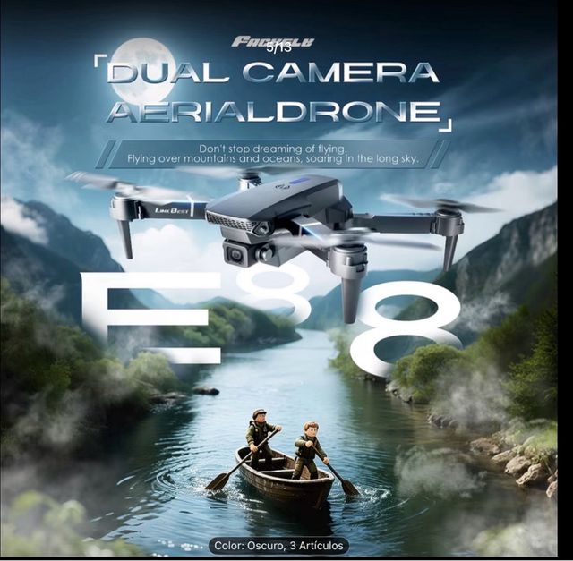 Dron FACEGLE Plata/Blanco