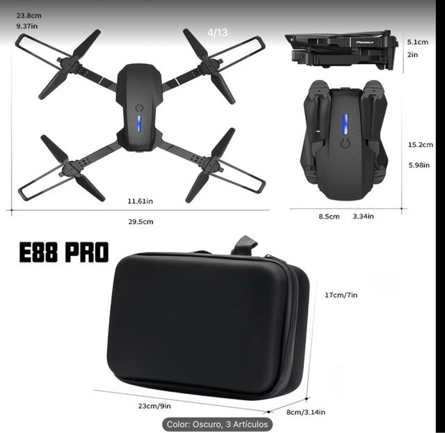 Dron FACEGLE Plata/Blanco