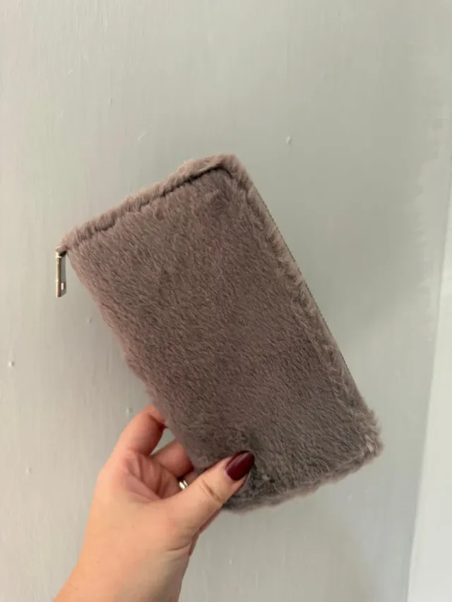 PORTAFOGLIO ECOPELLICCIA LILLA