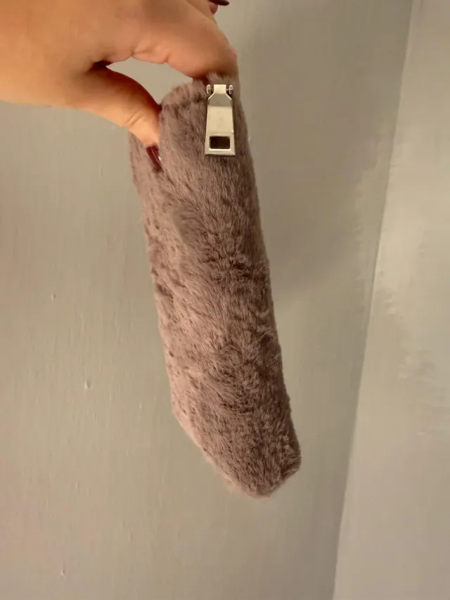 PORTAFOGLIO ECOPELLICCIA LILLA