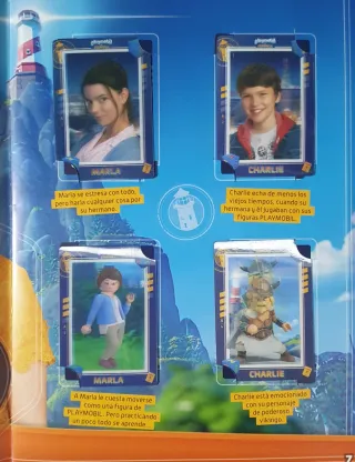 Figuras Playmobil La Película y álbum de cromos