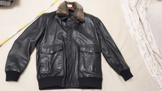 Giubbotto in vera pelle foderato montone