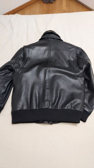 Giubbotto in vera pelle foderato montone