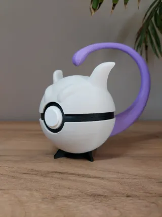 Pokémon Mewtwo Ball - Nintendo Cartridge Holder