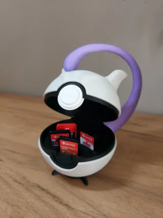 Pokémon Mewtwo Ball - Nintendo Cartridge Holder