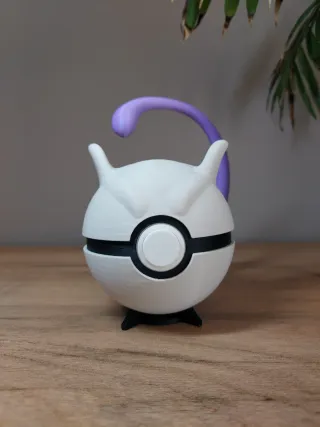 Pokémon Mewtwo Ball - Nintendo Cartridge Holder