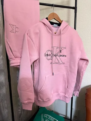 Conjunto Chándal Calvin Klein Mujer Rosa S y L