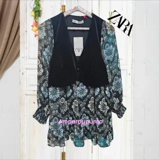 ♡ Mini vestido chaleco ♡