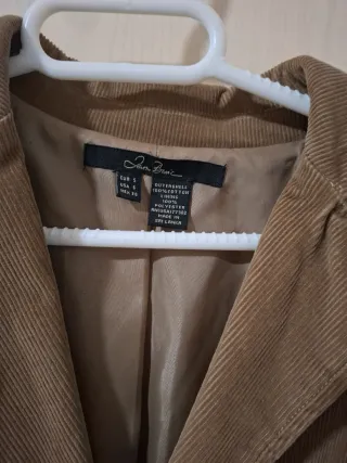 Americana mujer marrón corduroy