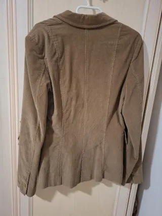 Americana mujer marrón corduroy