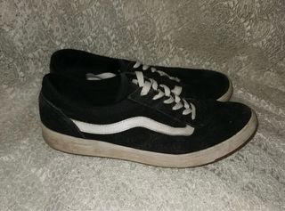 Zapatillas Vans Hombre Negras Blancas