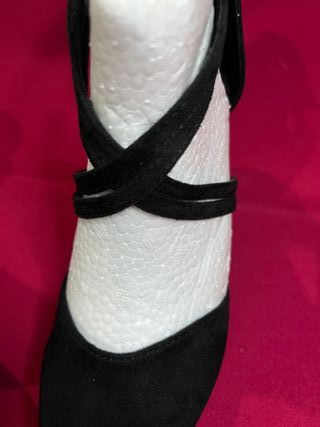 Scarpe con tacco donna nero/bianco