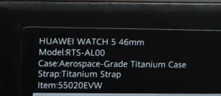 Huawei Watch 5 46mm Titanio RTS-AL00