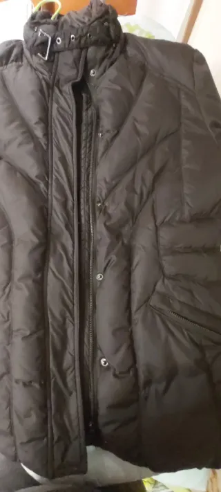 Cazadora acolchada mujer Chocolate