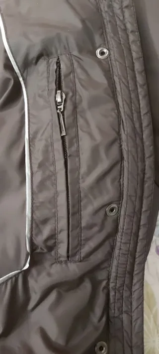 Cazadora acolchada mujer Chocolate