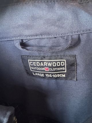 Cazadora estilo Harrington Cedarwood Azul Talla L