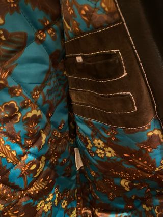 Cazadora de cuero Caramelo hombre