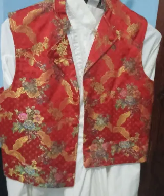 Traje Fallero Chaleco y Camisa