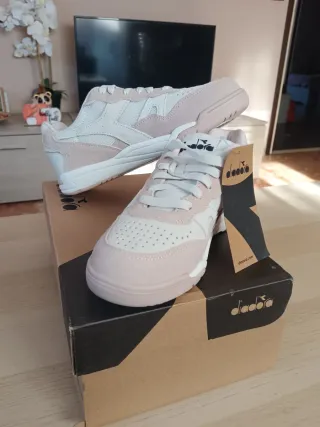 Scarpe donna Diadora rosa e bianche