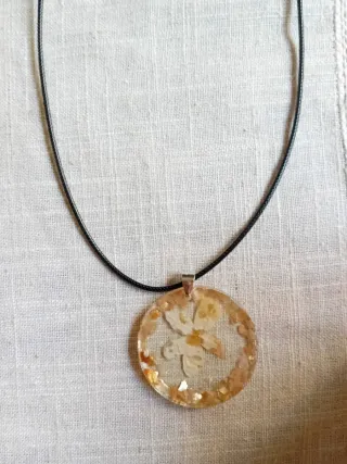 Colgante Resina Epoxi Hecho a Mano