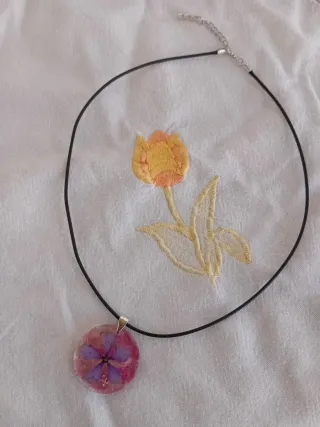 Colgante Resina Epoxi Hecho a Mano