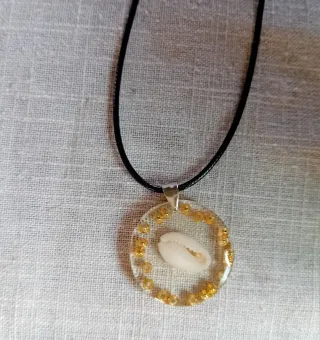 Colgante Resina Epoxi Hecho a Mano