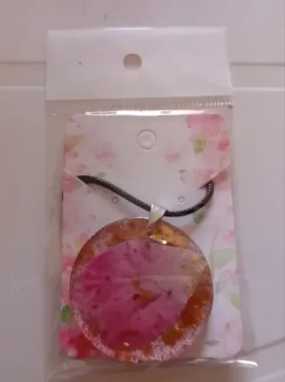 Colgante Resina Epoxi Hecho a Mano