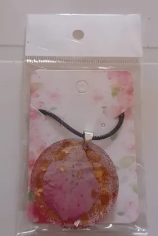Colgante Resina Epoxi Hecho a Mano