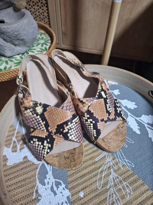 Sandalias Martinelli Talla 37 Serpiente