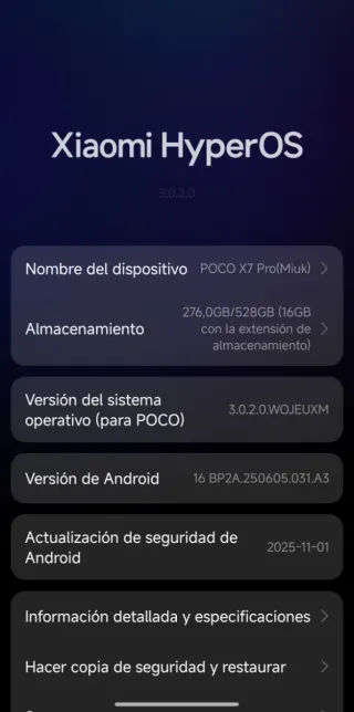 Poco X7 Pro Negro y  amarillo 512Gb 16 Ram
