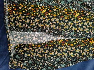 Vestido largo estampado floral